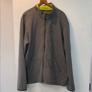 Eddie Bauer Gray and Yellow Outdoor Jacket